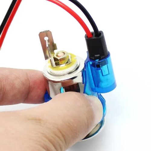 (Orange) Professional 12V Cigarette Lighter Socket Plug 1