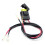 (Orange) Professional 12V Cigarette Lighter Socket Plug 7