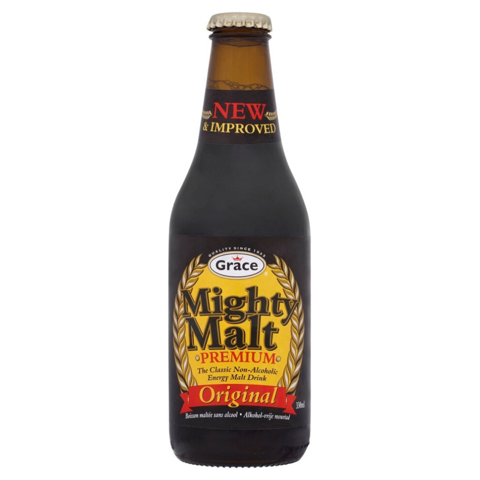 Grace Mighty Malt Premium Original ( Pack Of 24 ) 330Ml