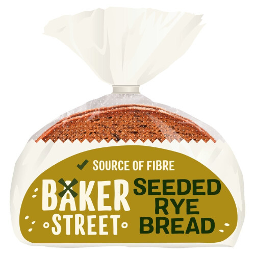 Baker Street Seeded Rye Bread 500g ( pack of 1 )