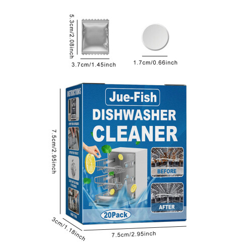 Dishwasher Cleaner And Deodorizer Tablets Deep Cleaning Descaler Pods 1