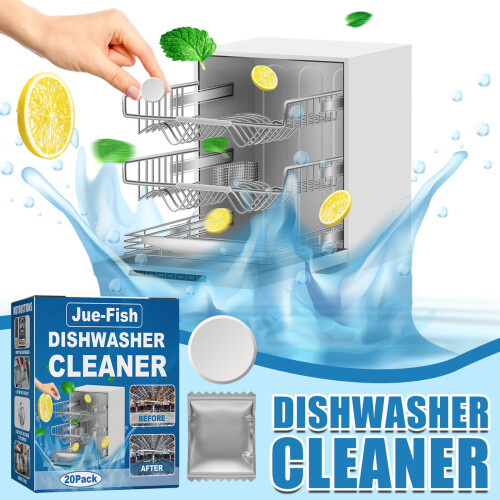 Dishwasher Cleaner And Deodorizer Tablets Deep Cleaning Descaler Pods