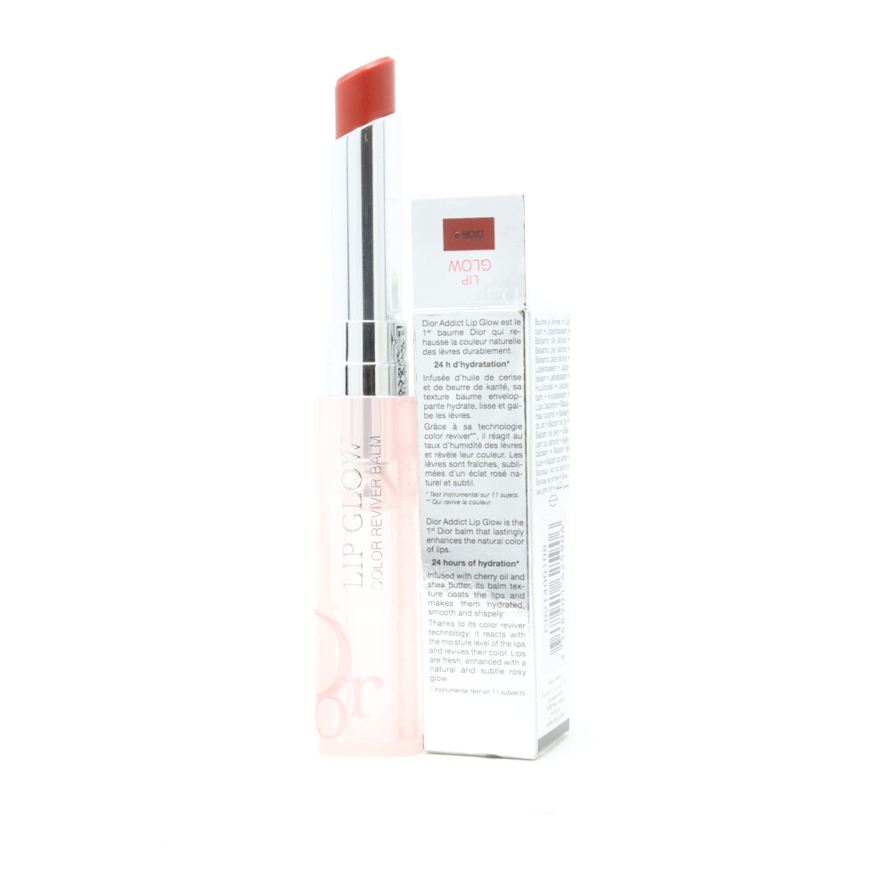 (008 Dior) Dior Addict Lip Glow Reviving Lip Balm  0.11oz/3.2g New With Box