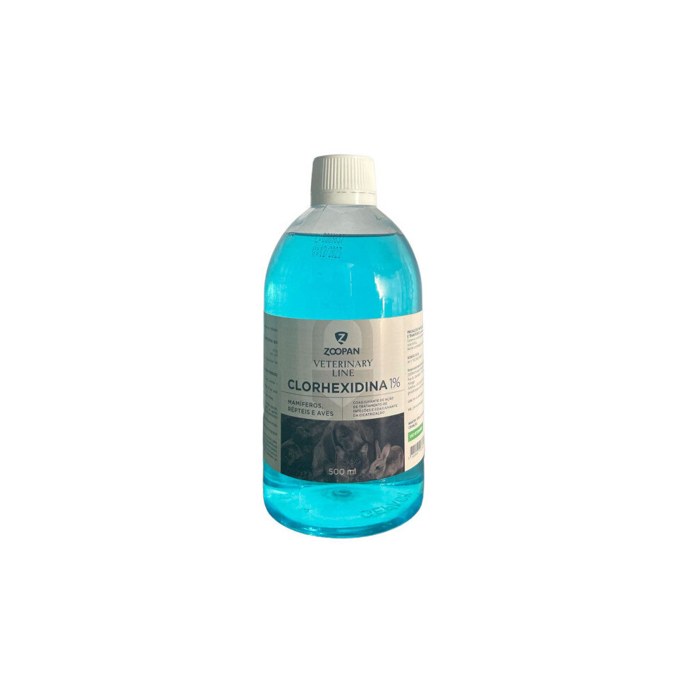 Zoopan Chlorhexidine 1% 500 Ml For Mammals. Reptiles And Birds