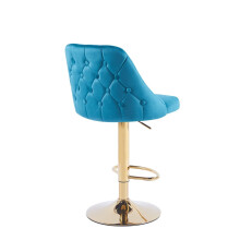 (Teal) Dressing Stool Swivel Velvet Modern Pink