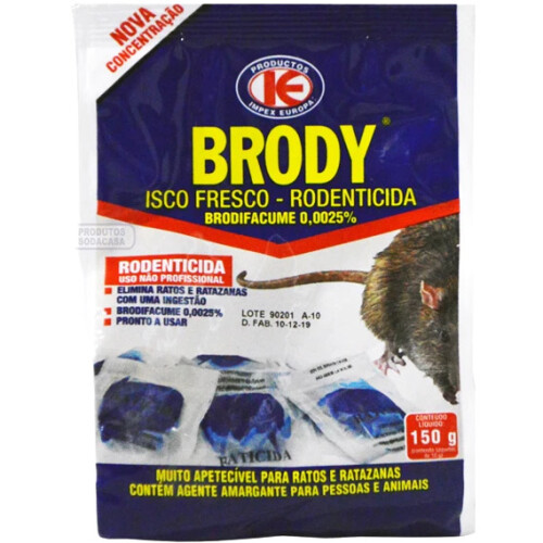 Brody 150g Rat Killer Mouse Paste Bait Control Great Formula