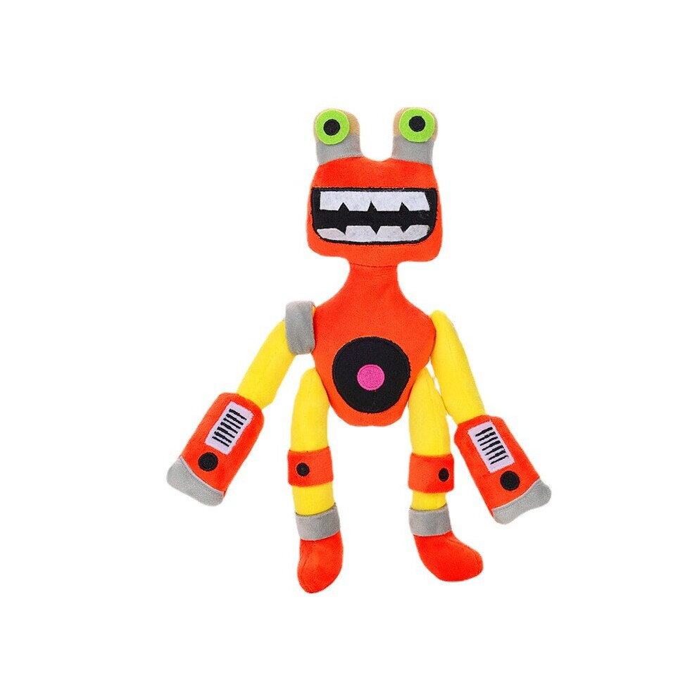 (Orange Big Mouth Robot) My Singing Monsters Rare Mammott Maw Plush Toy Soft Doll Kid Birthday Gift