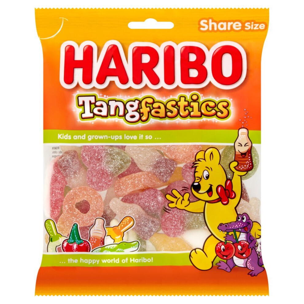 HARIBO Tangfastics bulk sweets 160g (Pack of 12)