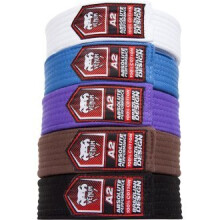( Purple, A1) Playwell Venum Deluxe Bjj Thick Coloured Belts