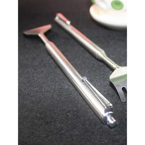 Back scratcher Telescopic foldable Silver 15-50CM 2