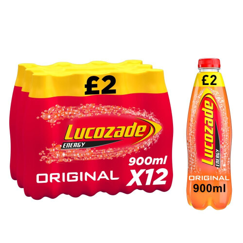 Lucozade Lucozade Energy Original 900ml (Pack of 12)