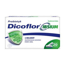 Dicoflor Ibsium Probiotic - 20 Capsules for Digestive Health & Balance