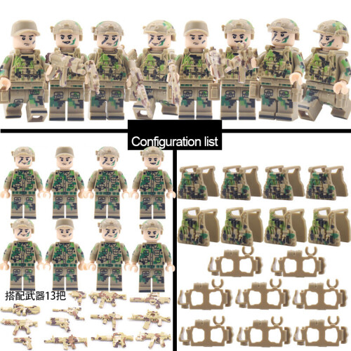 Lego army compatible toy ww2 camouflage cloth store world war 2