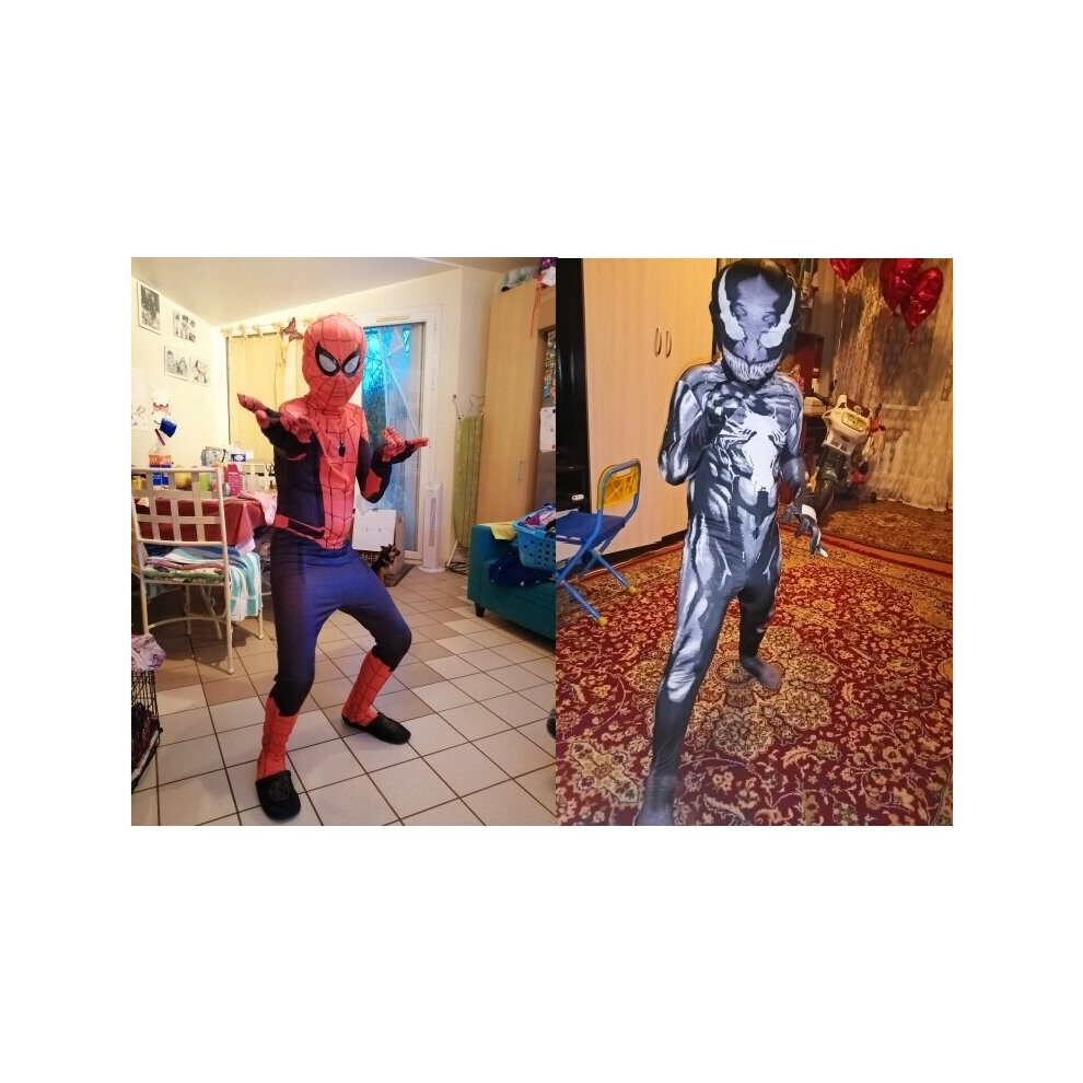 New Miles Morales Far From Home Cosplay Costume Zentai Spiderman Costume  Superhero Bodysuit Spandex Suit for Kids Custom Made on OnBuy