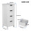 4-Drawer Floor Standing Cabinet Unit Bathroom Storage Unit 2