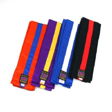 (Red Belt - Red Stripes) PLAYWELL KUNG FU SASHES WITH STRIPES