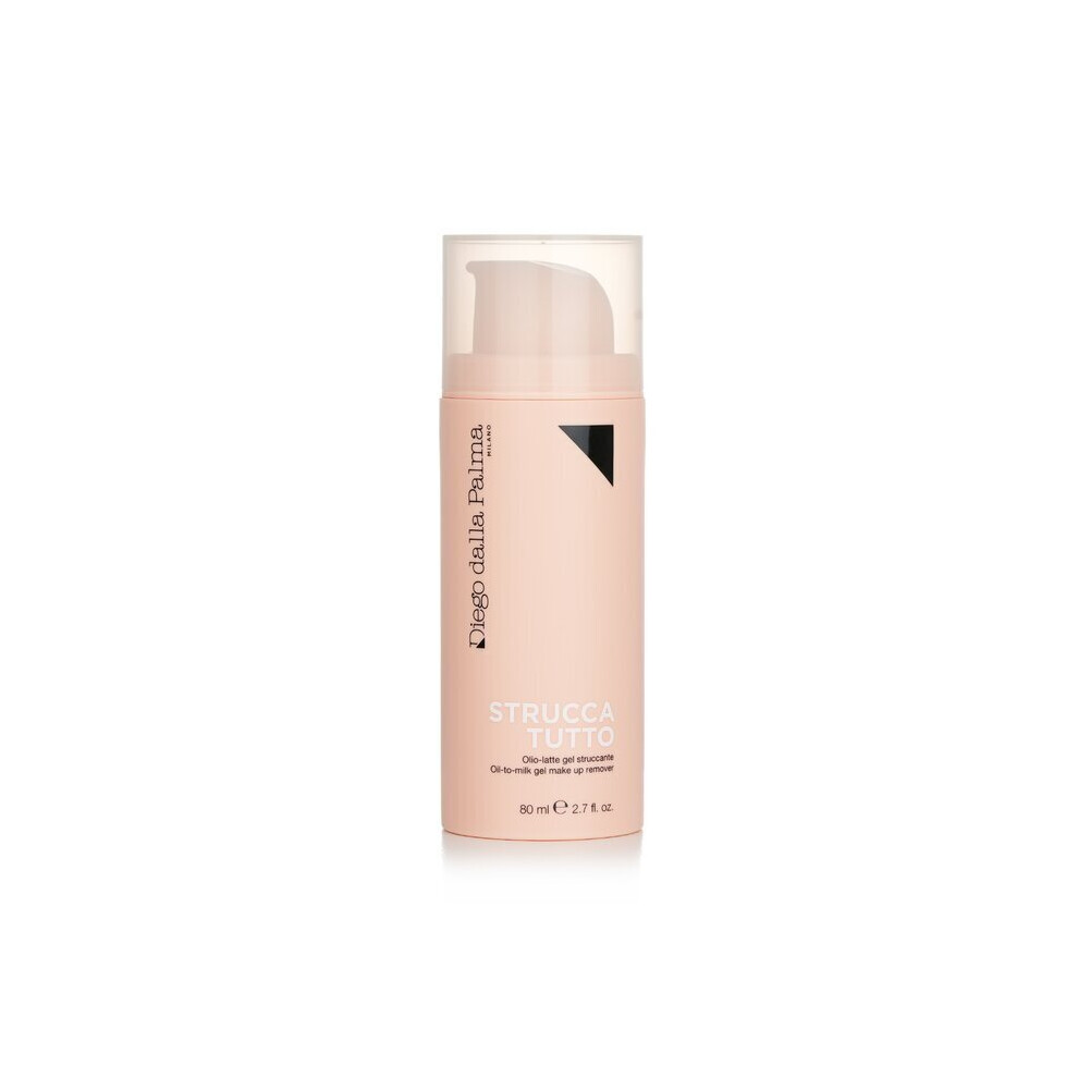 Diego Dalla Palma Milano Struccatutto Oil-To-Milk Gel Makeup Remover 80Ml/2.7Oz, Purifying, Gentle, Prebiotic & Vitamin E