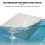 Bathroom Cabinet Wall Mounted Wall Cabinet Floor Cabinet Storage Unit for Kitchen White 7