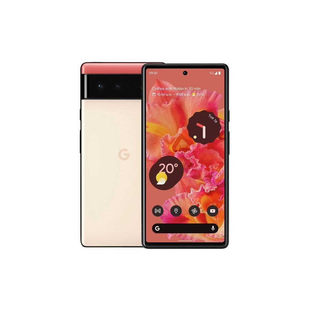 Google Pixel 6, 128Gb, Coral, Unlocked Pink