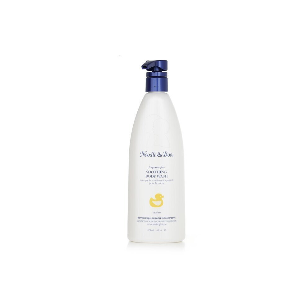 Noodle & Boo Soothing Body Wash - Fragrance Free (Dermatologist-Tested & Hypoallergenic) 473ml/16oz