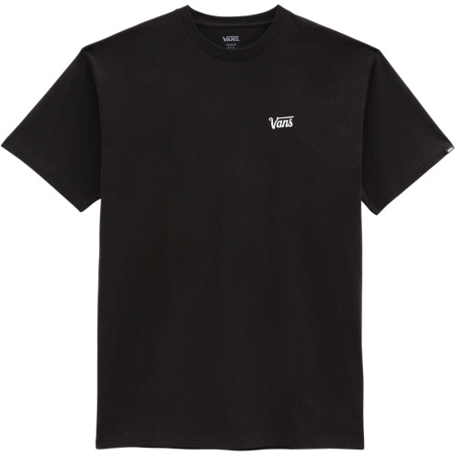 Vans (S, Black) Vans Mens Mini Script Short Sleeve Crew Neck Cotton T-Shirt Top Tee