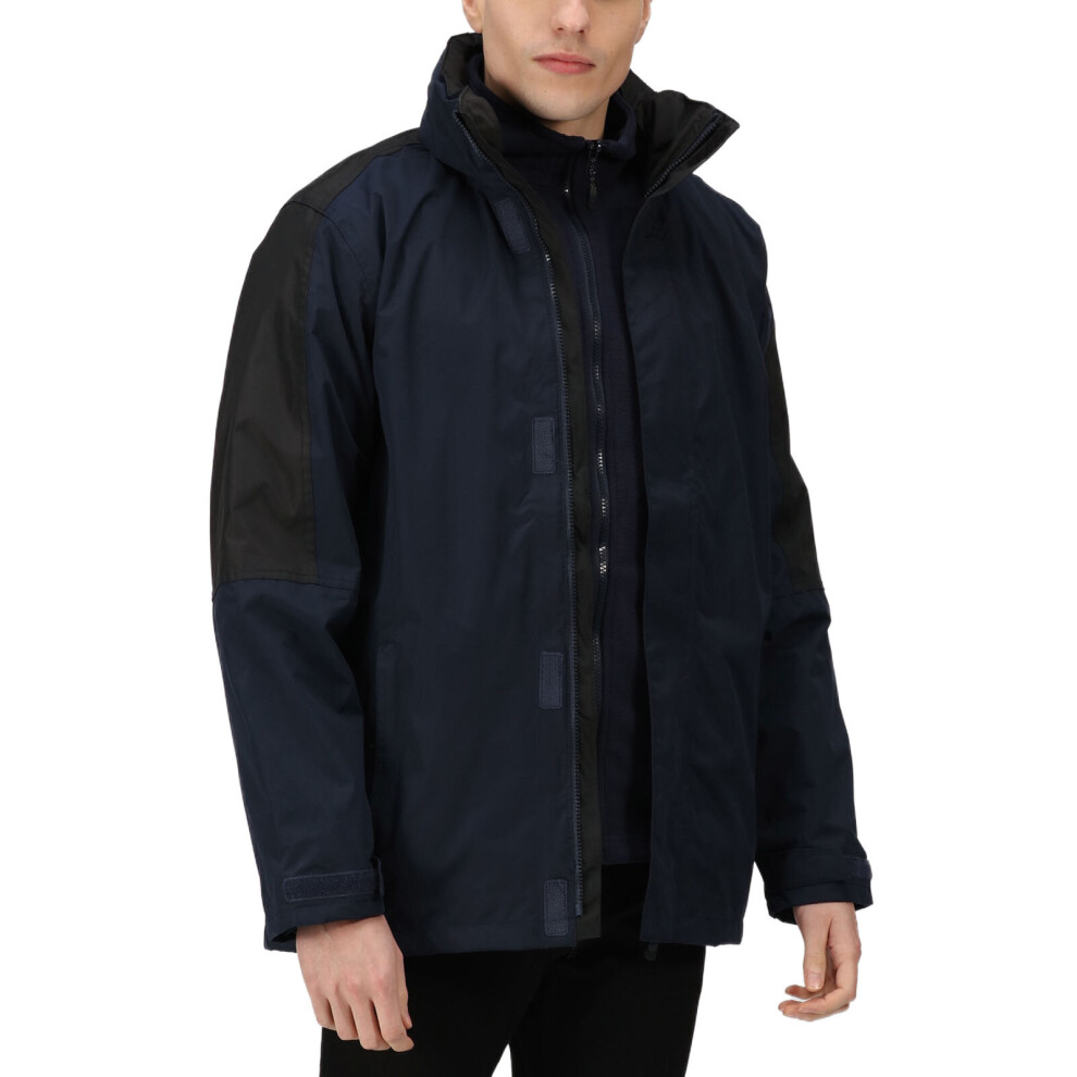 Regatta Professional Men's Defender Iii Waterproof 3 In 1 Jacket Navy Black