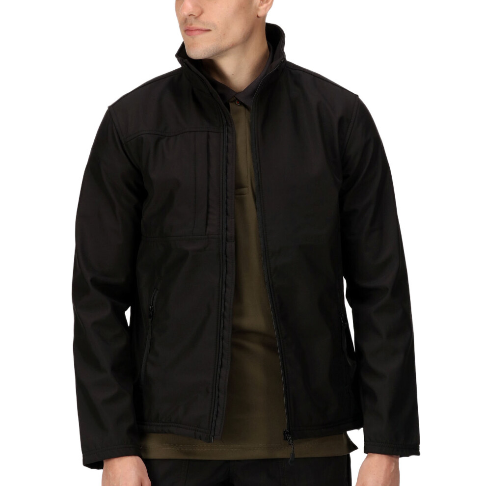 Regatta Professional Men's Waterproof Octagon II Printable 3 Layer Membrane Softshell Jacket Black