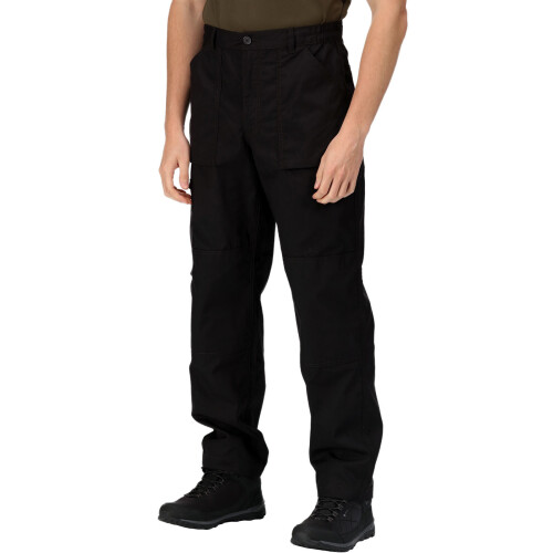 Regatta (36, Black) Regatta Professional Mens New cargo Multi Pockets Work Workwear Trousers