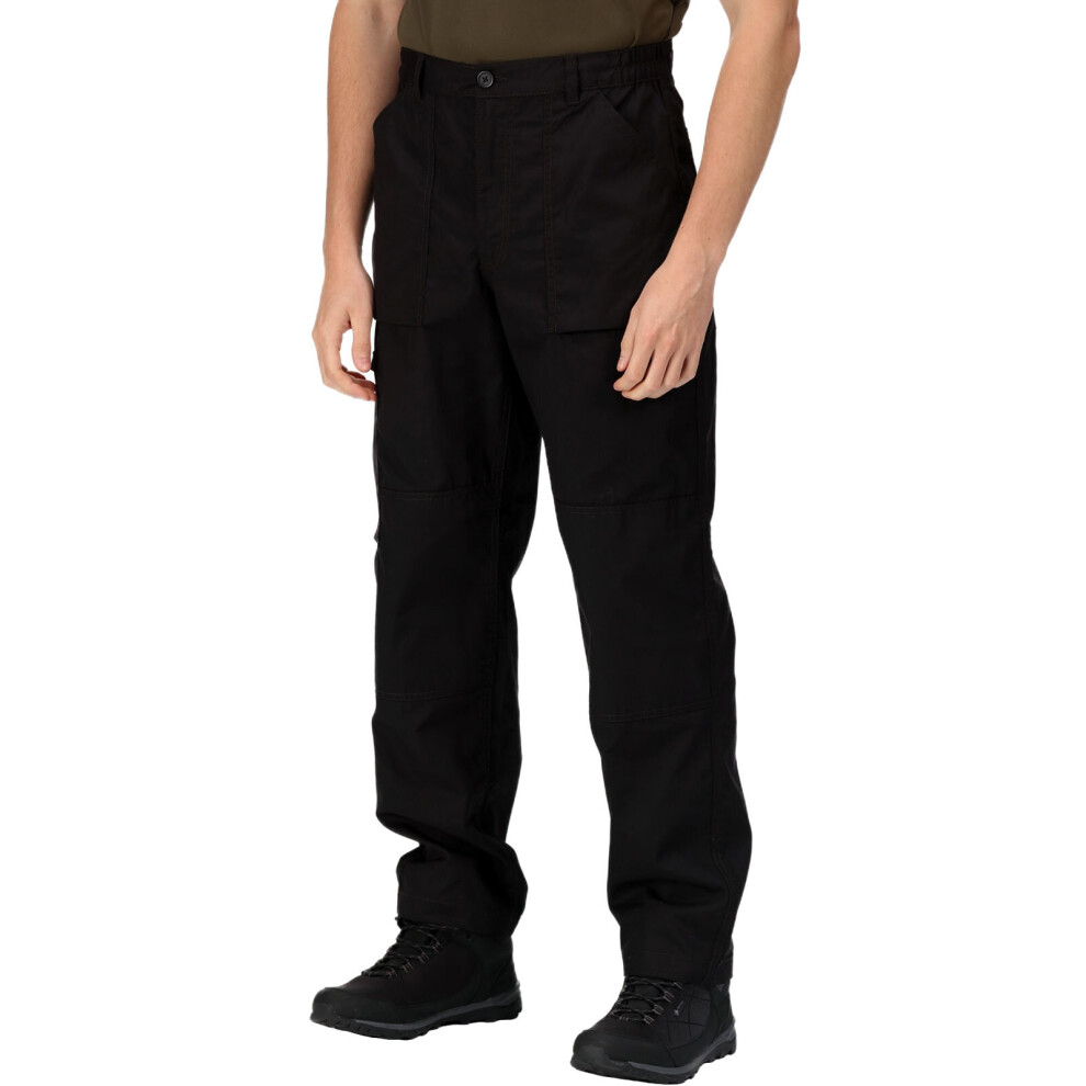 Regatta (36, Black) Professional Mens New Cargo Multi Pockets Work Workwear Trousers Black,Multicoloured
