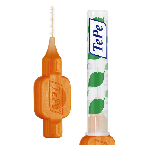 Tepe Tepe Angle Interdental Brush, Orange 0.45mm (8 Pieces/Packet) X 3 Pack 1
