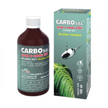 CARBOSAL cola flavour activated charcoal Węgiel aktywowany - 100ml