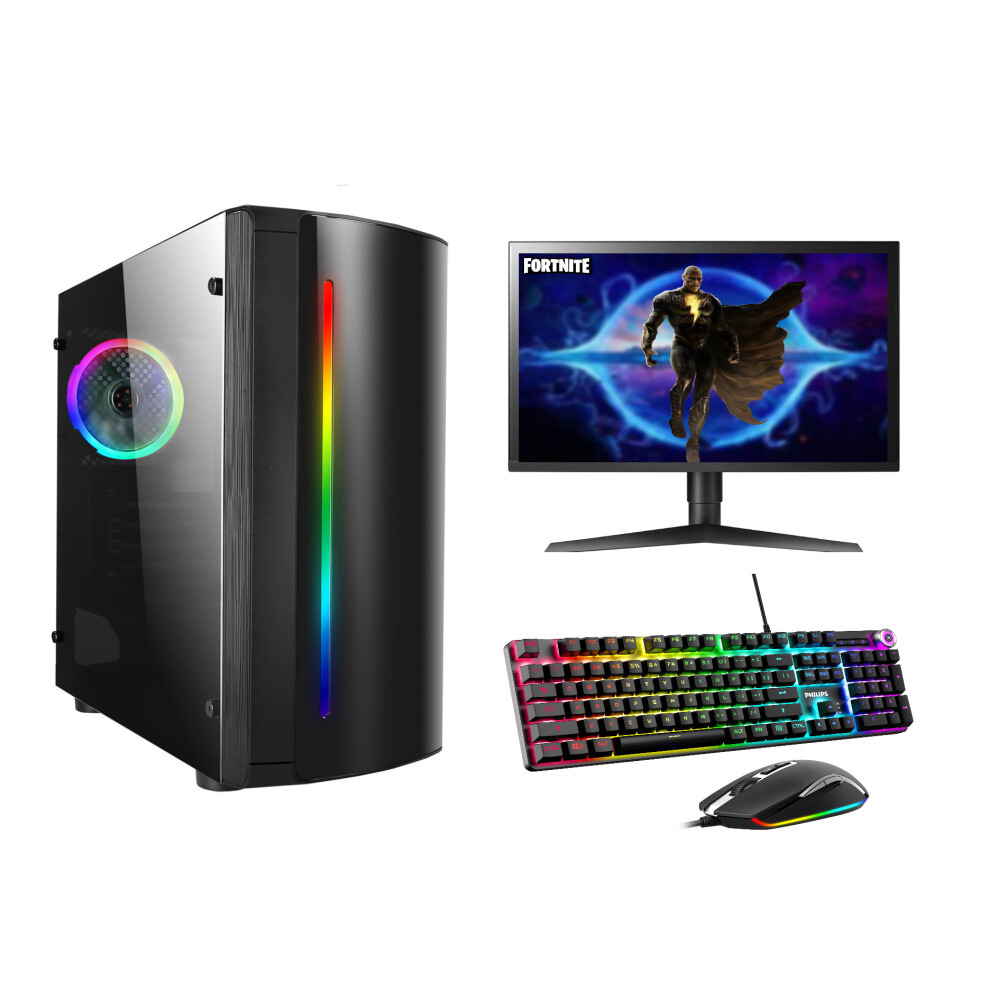 FCS FAST Intel Core i7 Gaming PC Computer 8GB RAM 1TB HDD WIN10 2GB GT 730