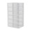 Living And Home (White) 12x Stackable Shoe Storage Box Organiser 3