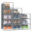Living And Home (Grey) 12x Stackable Shoe Storage Box Organiser 1