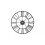 Home Large Numerical Wall Clock A Feature Wall - Black 1