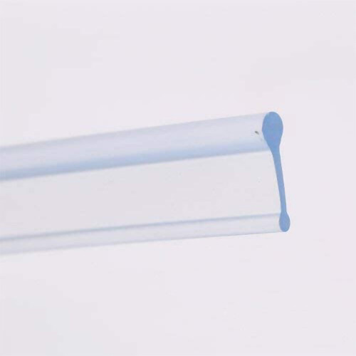 NES Home 1200mm Transparent Soft Rubber Shower Door Seal for Folding Bath Screen 1