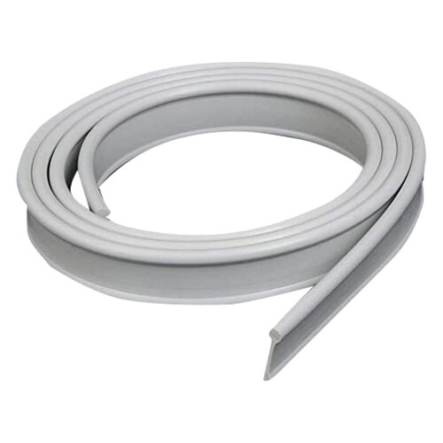NES Home 1200mm Light Grey Soft Rubber Shower Door Seal for Folding Bath Screen