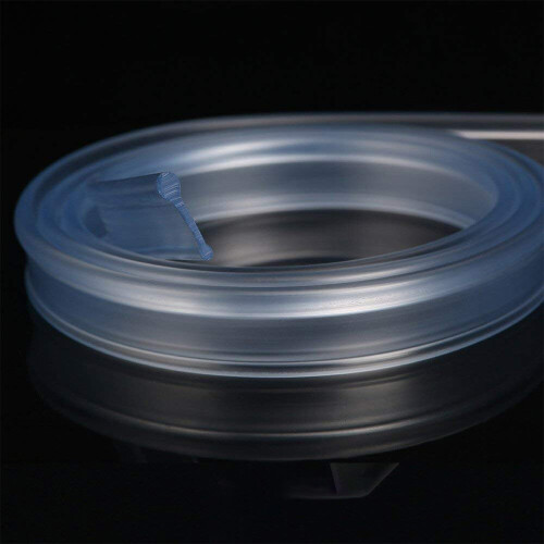 NES Home 1200mm Transparent Soft Rubber Shower Door Seal for Folding Bath Screen