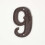 Homescapes (Number 9) Cast Iron House number 1
