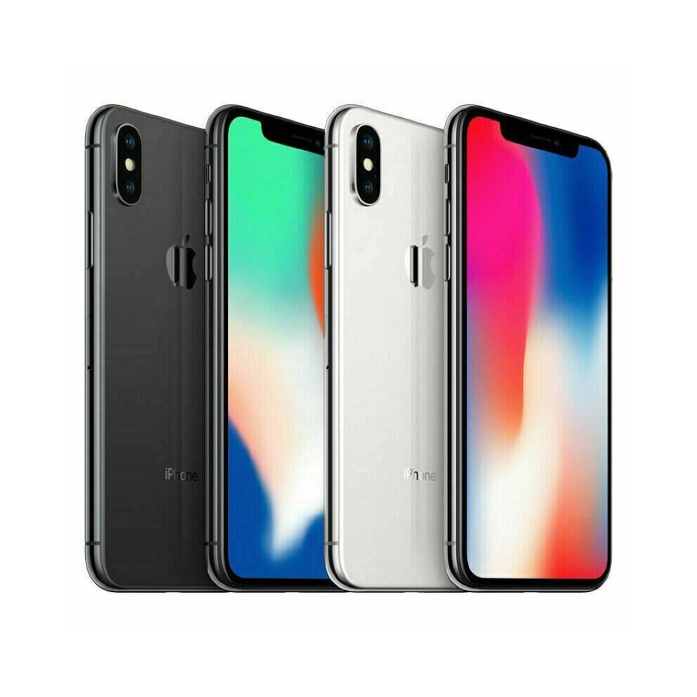(Silver, 256GB) Apple iPhone X (iPhone 10) 64GB 256GB - Excellent-image-OPC-PBF2PB9-REFURBISHED