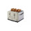 Cookworks Pyramid 4 Slice Toaster - Almond 2