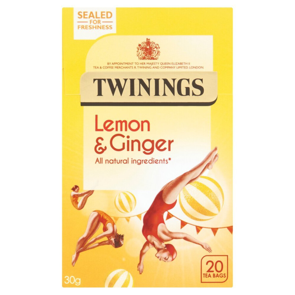 Twinings Lemon & Ginger 30g (Pack of 6)