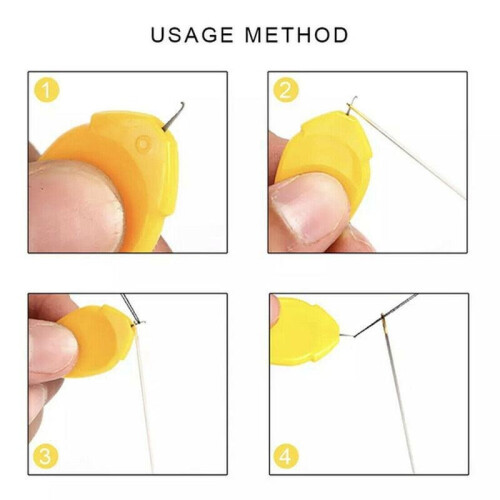 50pcs Easy Needle Threader Stitch Inserter Tool 2