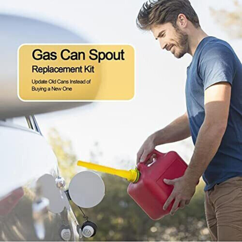 Replacement Gas Can Spout Nozzle Vent Kit /for Plastic Gas Cans Old 2