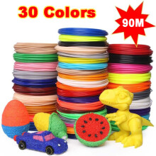 30X 3m PLA Filament for 3D Doodle Printing Pen 30 Colours 1.75mm Set