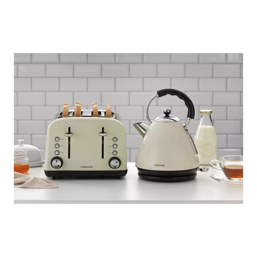 Cookworks Pyramid Kettle - Almond 1