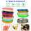 3D Pen Filament Refills Set PLA 1.75mm 3D Printer Filament Bundle 90m 2