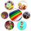 3D Pen Filament Refills Set PLA 1.75mm 3D Printer Filament Bundle 90m 9
