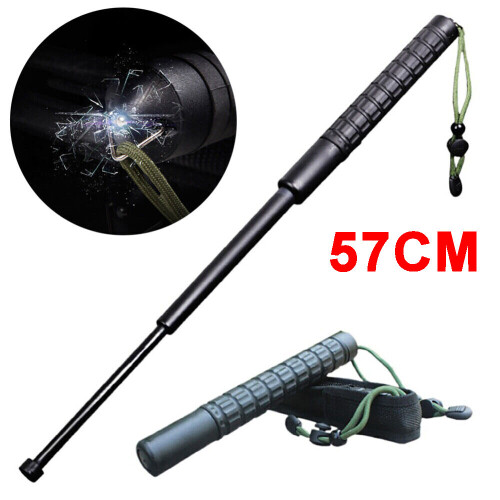 (57CM) 55/57cm Self Defence Telescopic Stick Portable UK