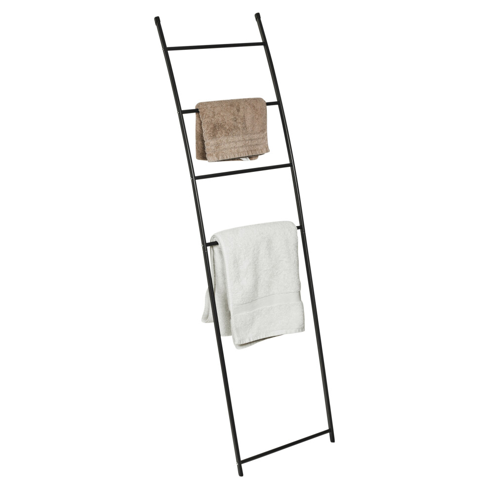 4 Tier Free Standing Metal Ladder Towel Rack Bar Bathroom Holder Shelf